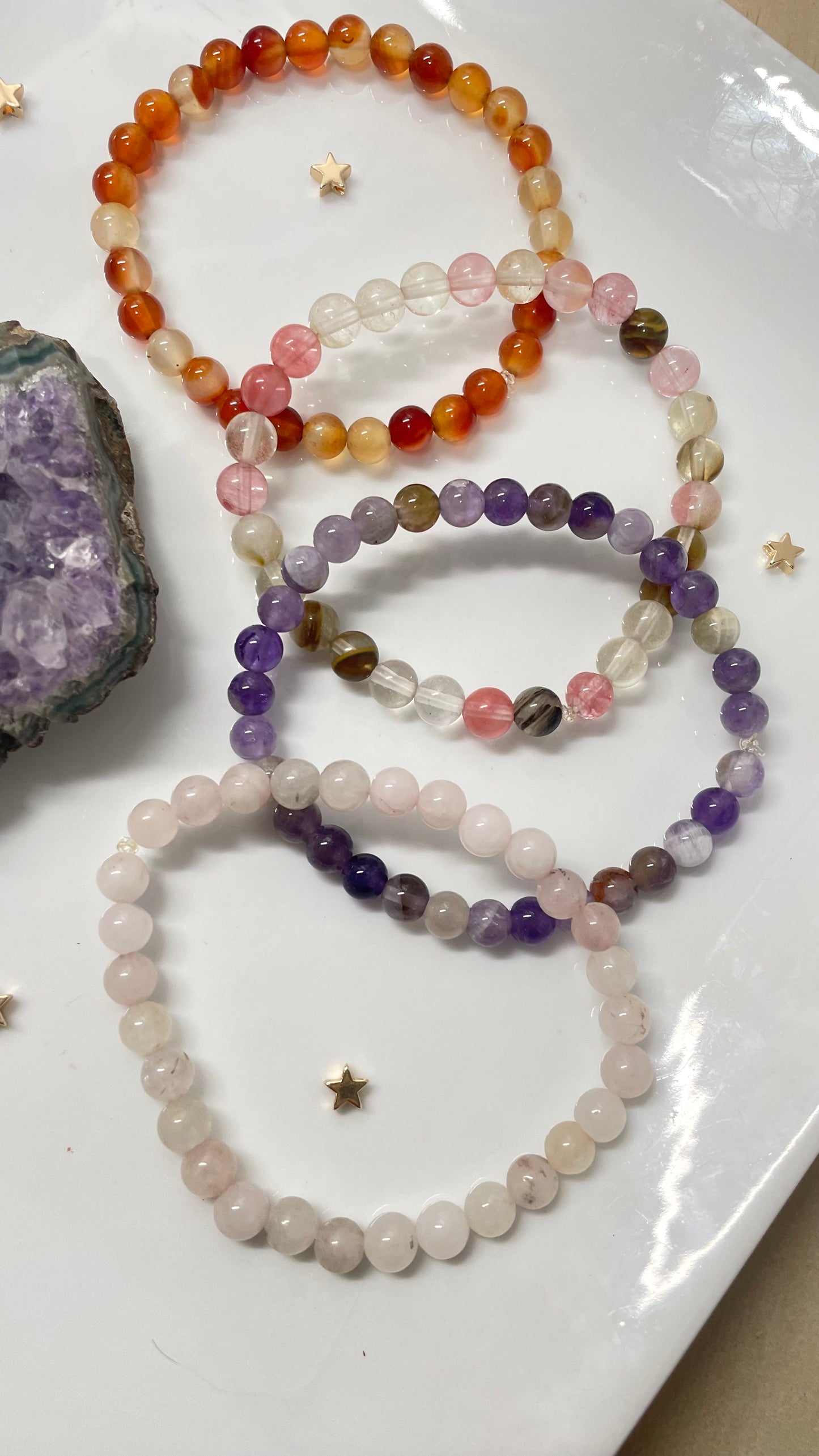 Pulsera Cuarzo 6 mm