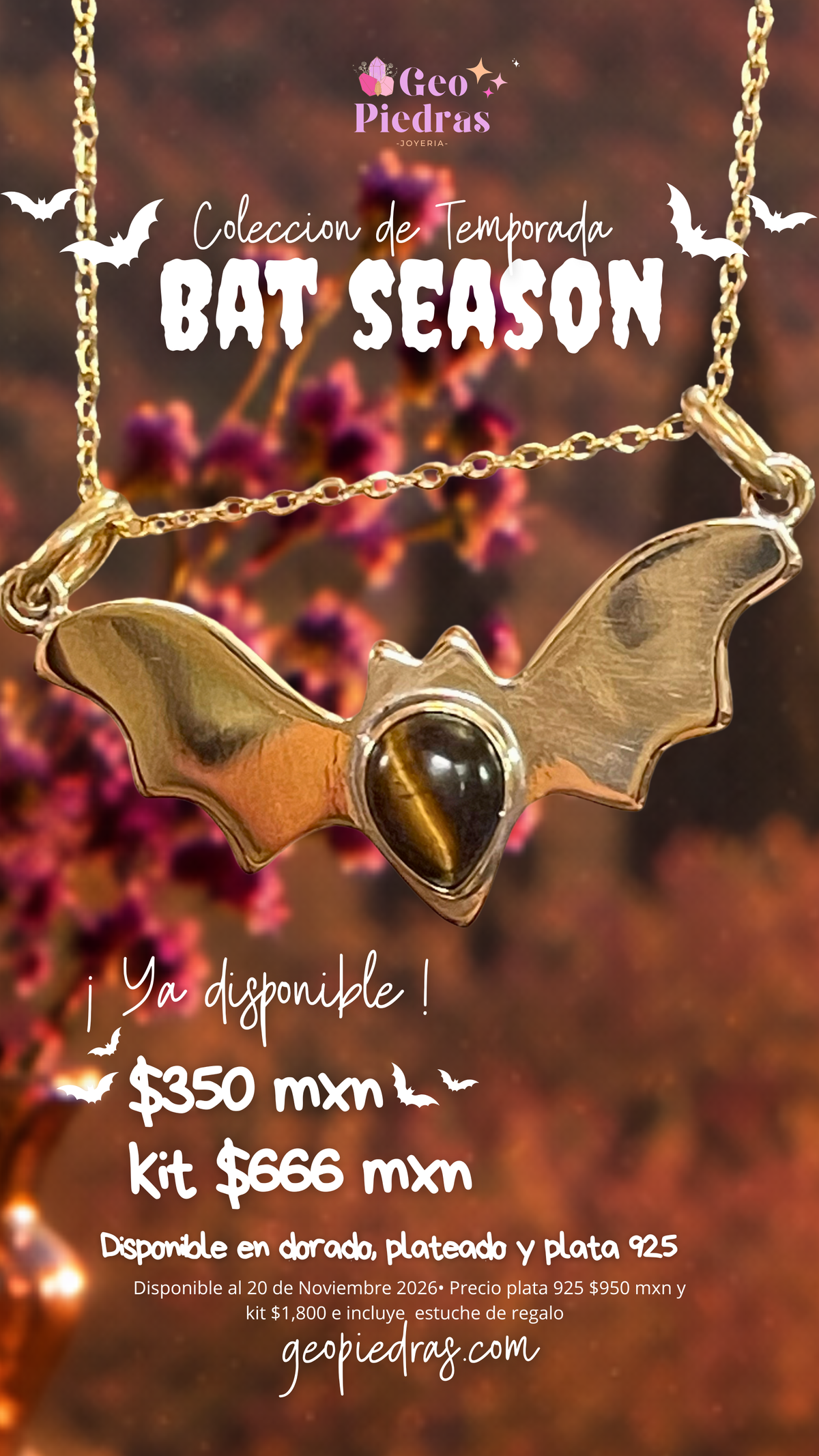 Bat Season Ojo de Tigre🦇✨ 2026
