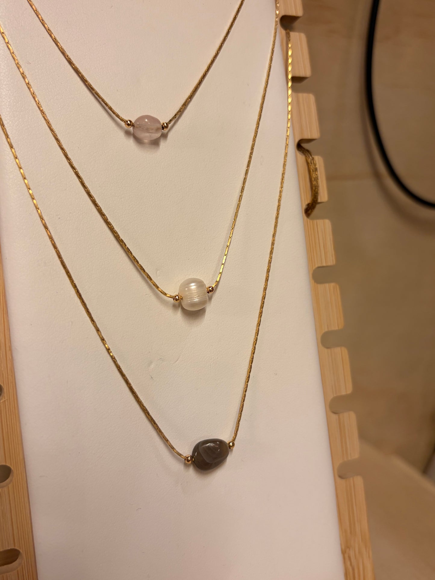 Stock de $100 pesitos• Collar Nugget de Cuarzo