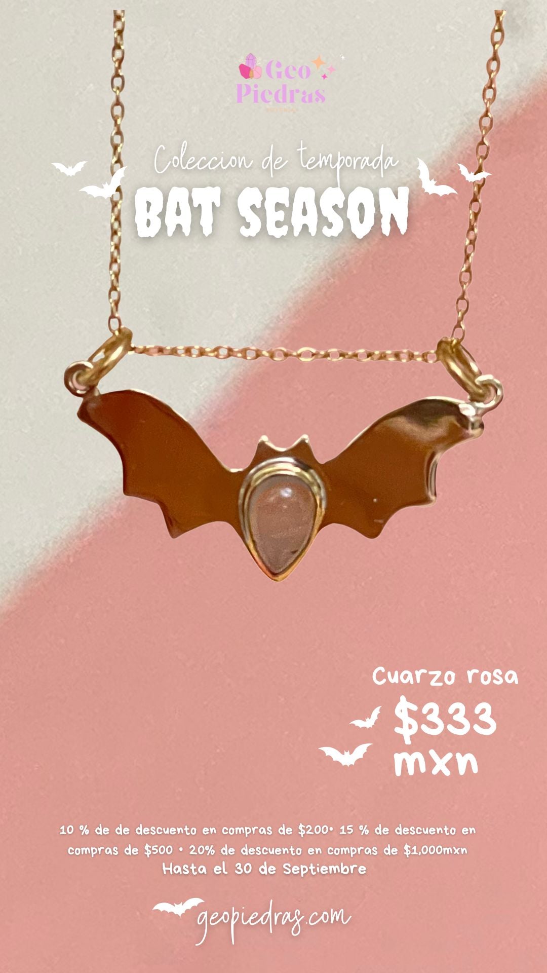 ✨🦇💖 BAT SEASON CUARZO ROSA 💖🦇✨ Edición 2025