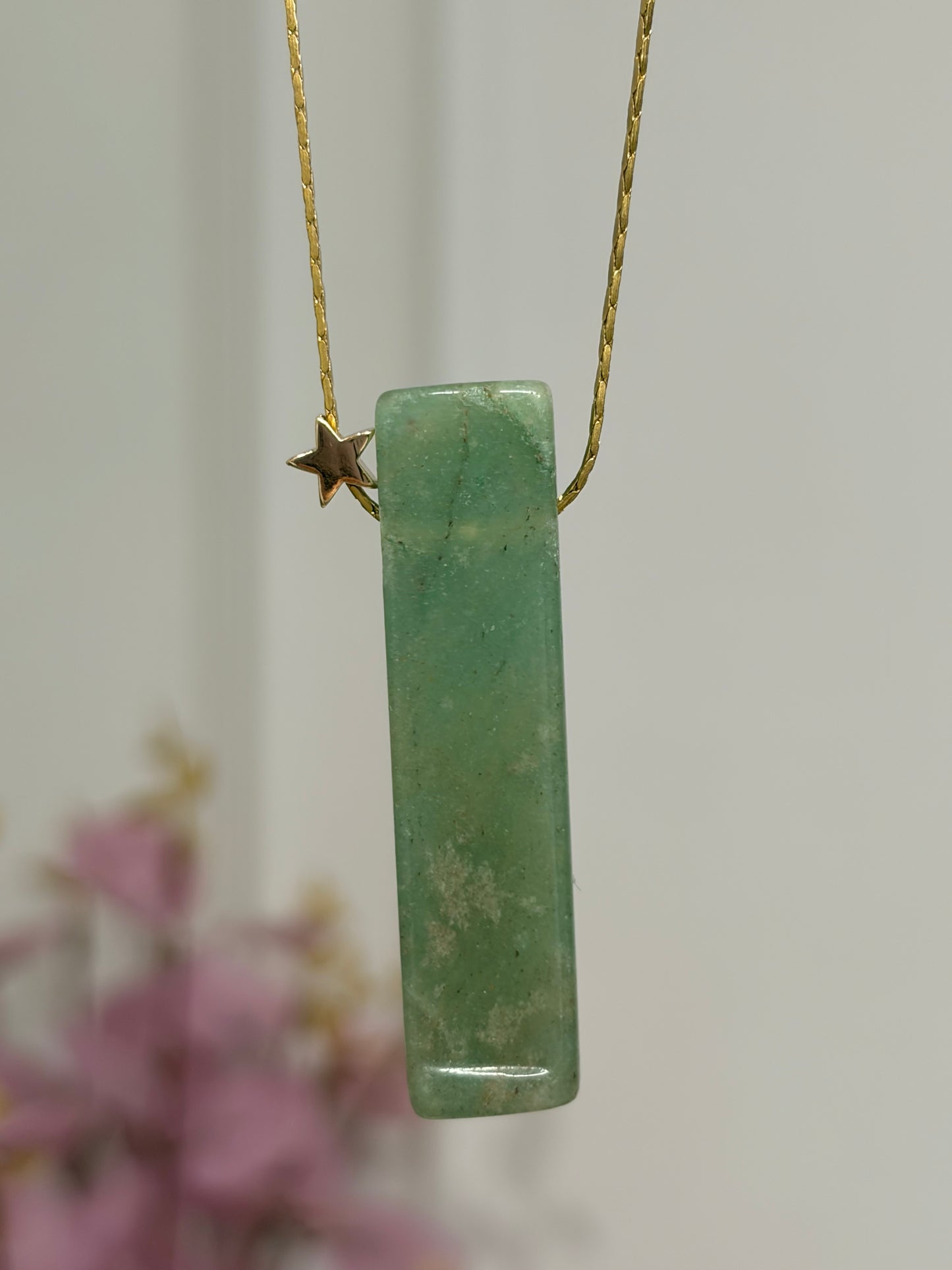 Cuarzo Verde Pendulo Salvaje  • Brillos de Universo