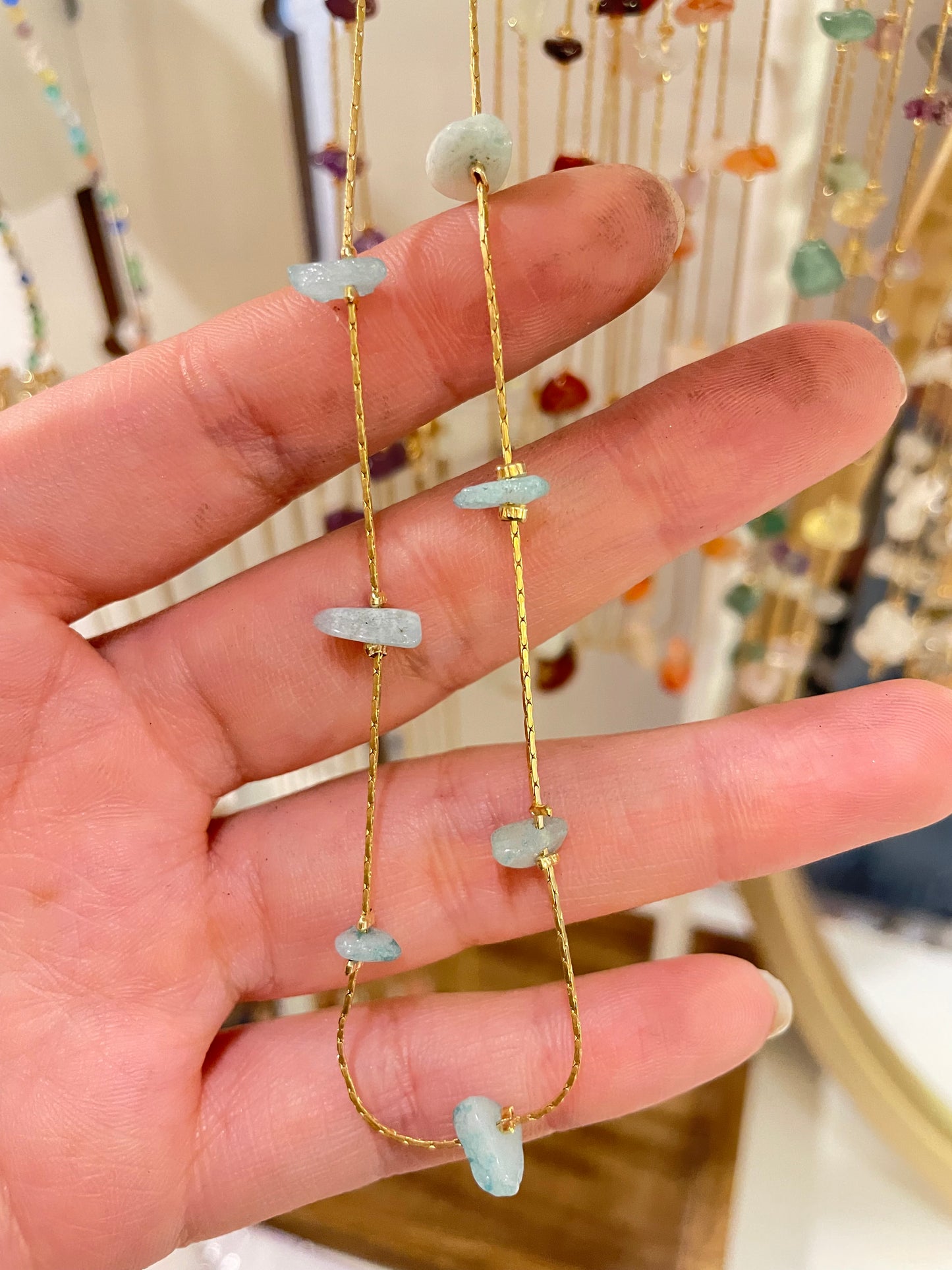 Collar Glimmer Chip de Cuarzo