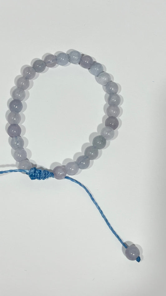 Pulsera de Ágata Blue 6mm