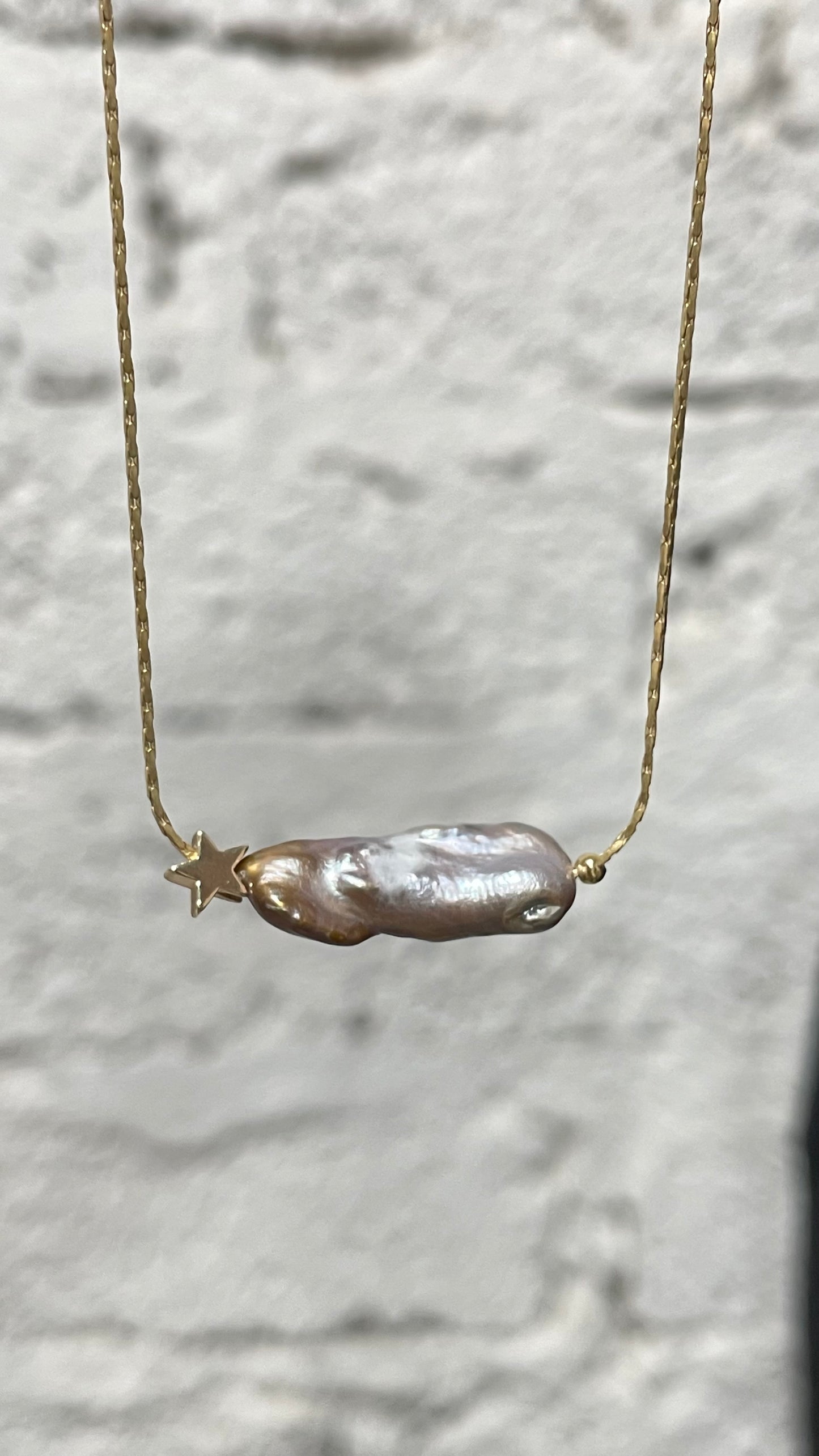 Collar Brillitos de Universo - Mineral y Estrella✨