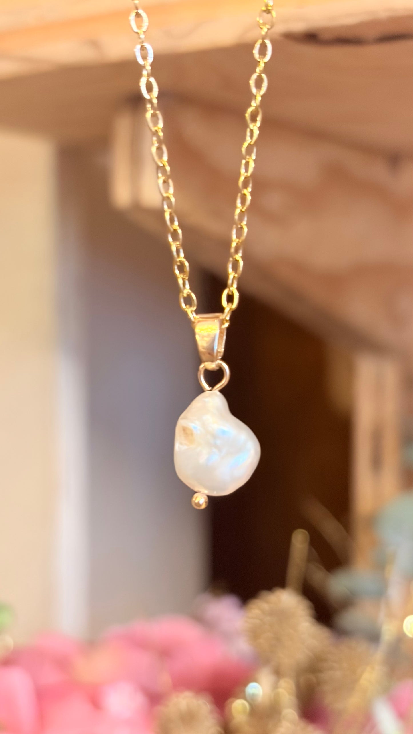 Collar Perla Kishi  (Pieza Única)