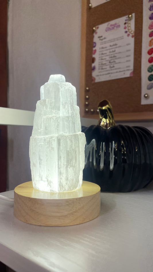 Lámpara de Selenita