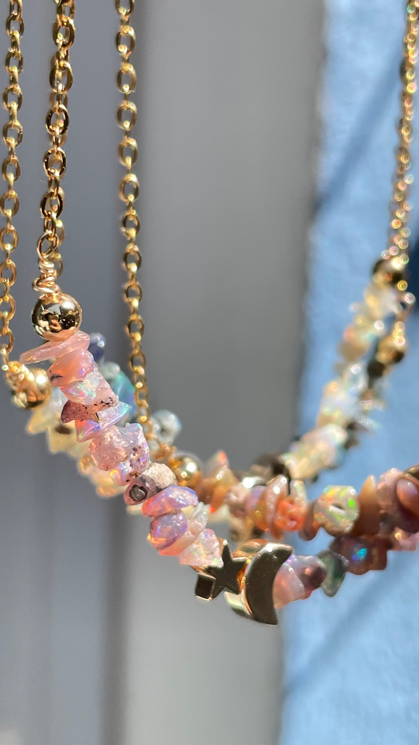 Collar Opalo Etiope Sky