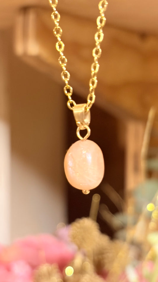 Collar Piedra Sol Nugget    (Pieza Única)
