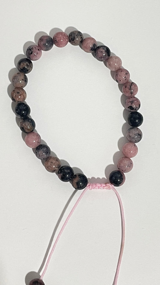 Pulsera de Rodonita  6mm