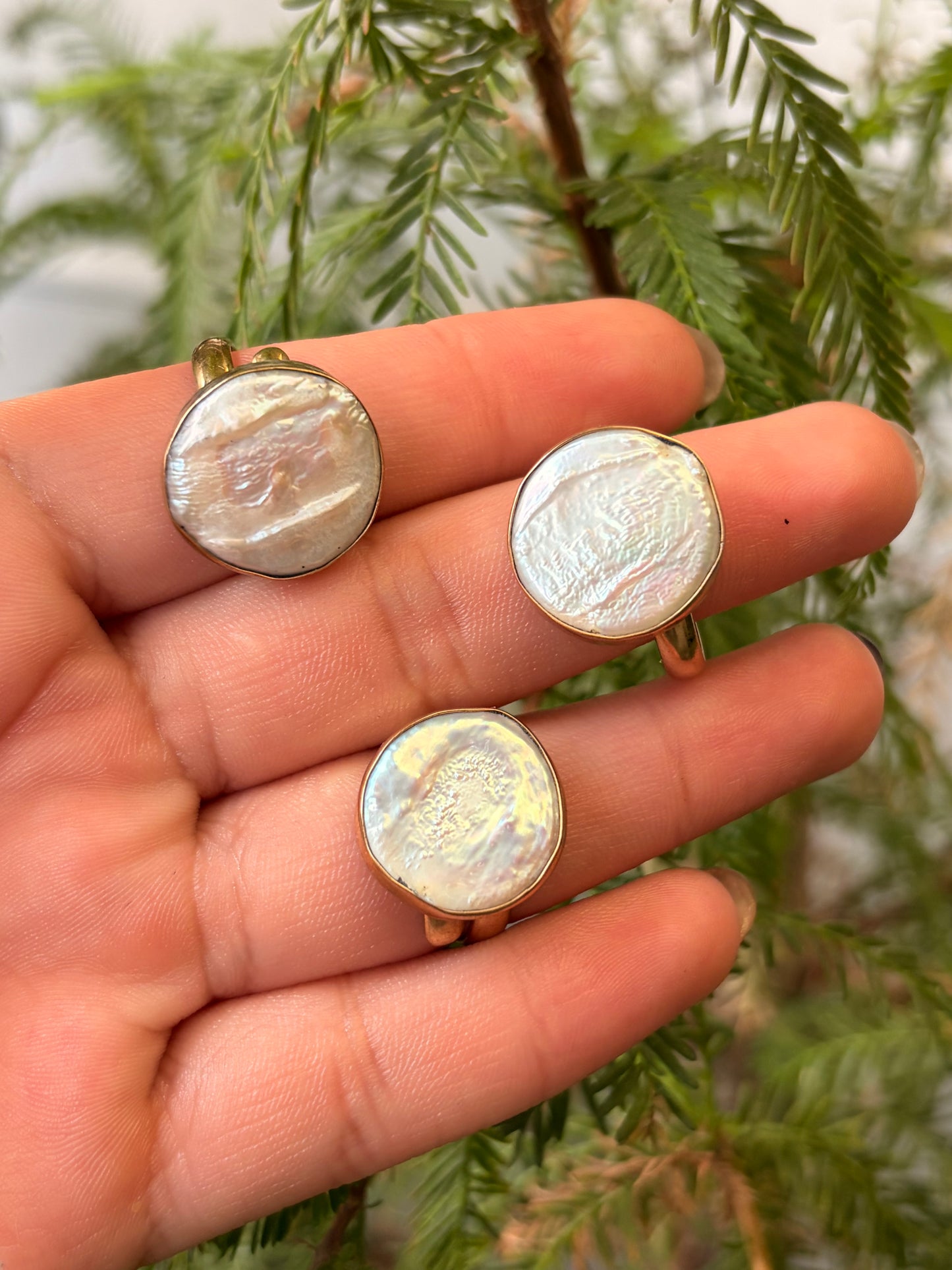 Anillo Perla Redonda Maxi