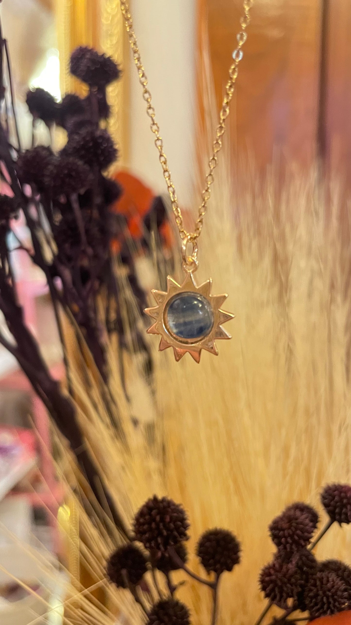 Collar Sol de Cianita