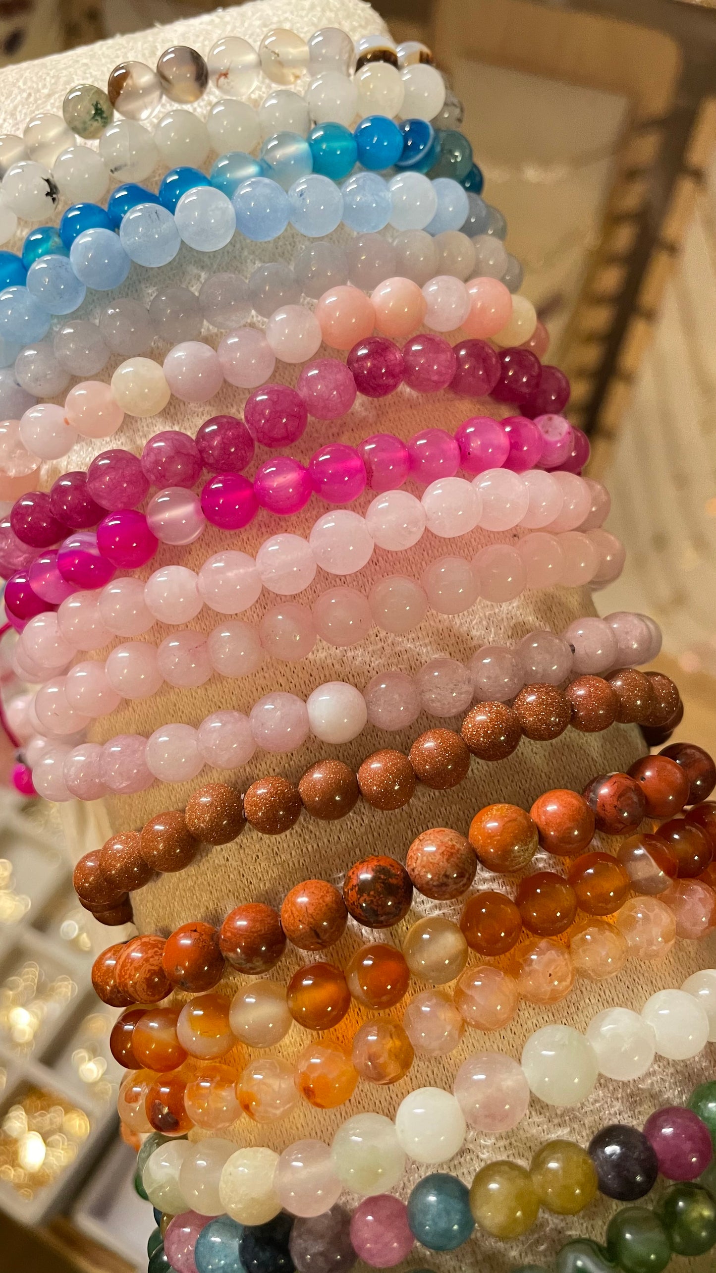 Pulsera de Ágata o Cuarzo