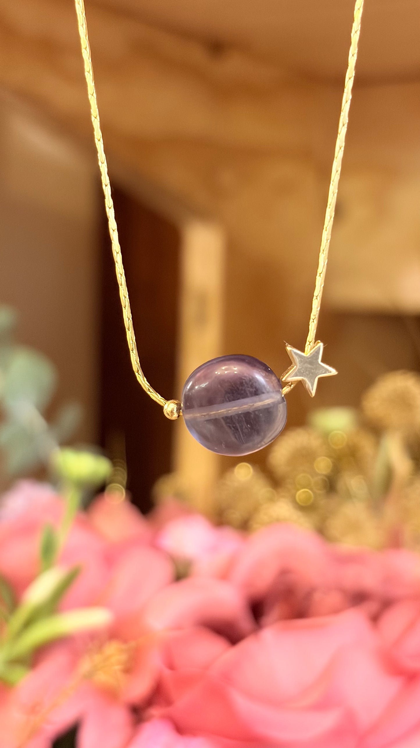Collar Fluorita ⭐️ Brillos de Universo