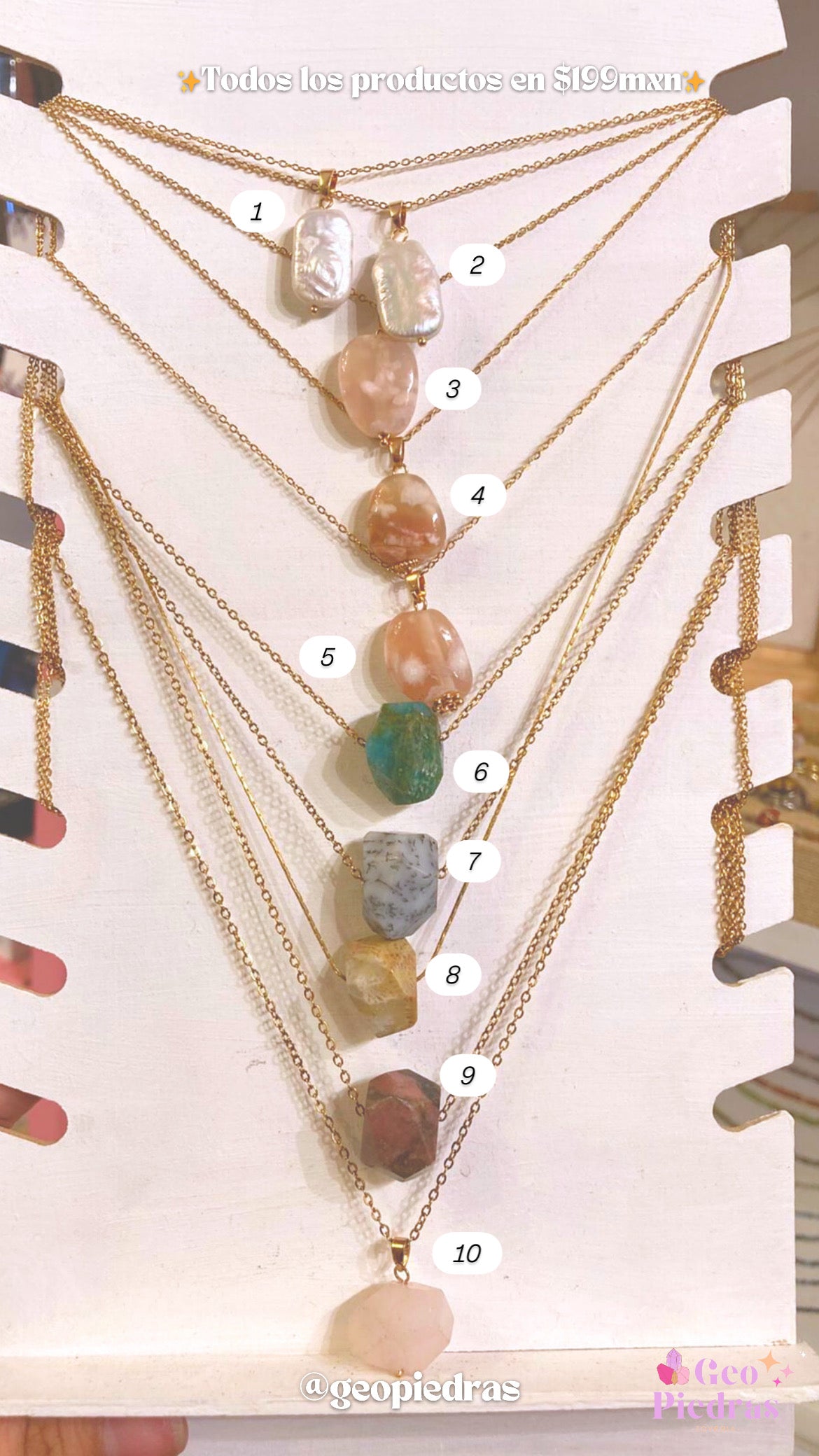 Collar de Cuarzo Varios