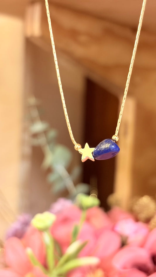 Collar Lapislázuli Nugget  ⭐️ Brillos de Universo