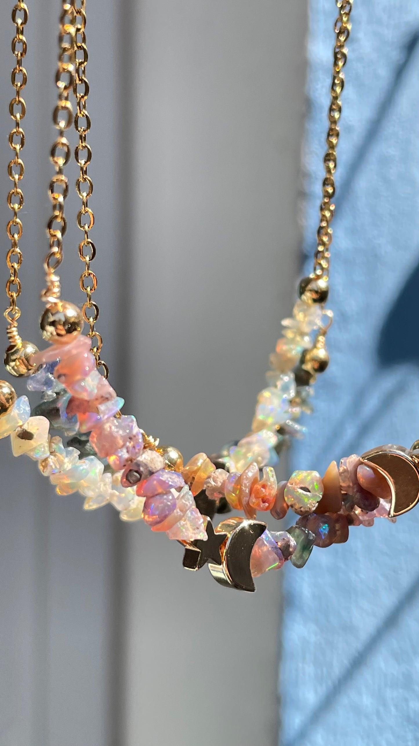 Collar Opalo Etiope Sky