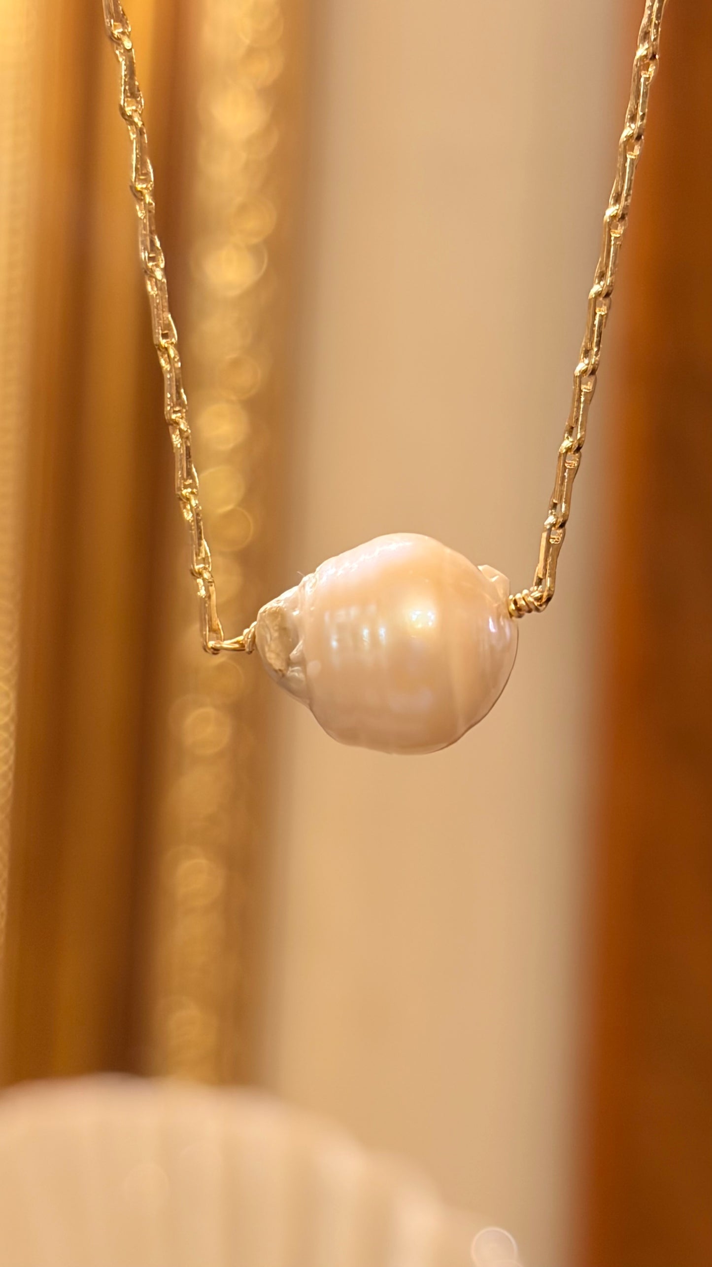 Collar Shine Perla Esfera