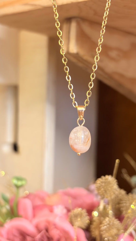 Collar  Citrino Nuggets  (Pieza Única)