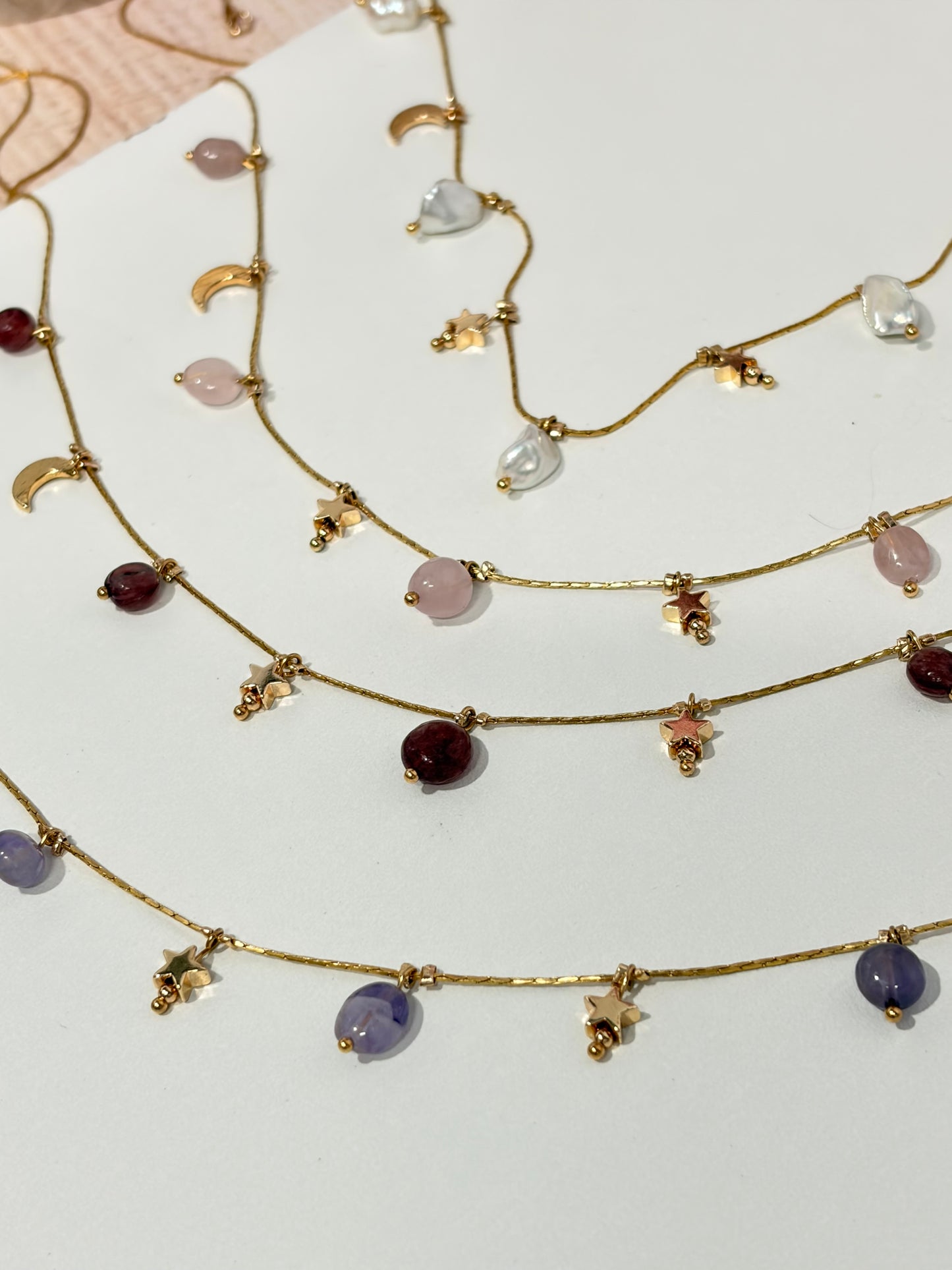 Collar Constelación de  Cuarzo