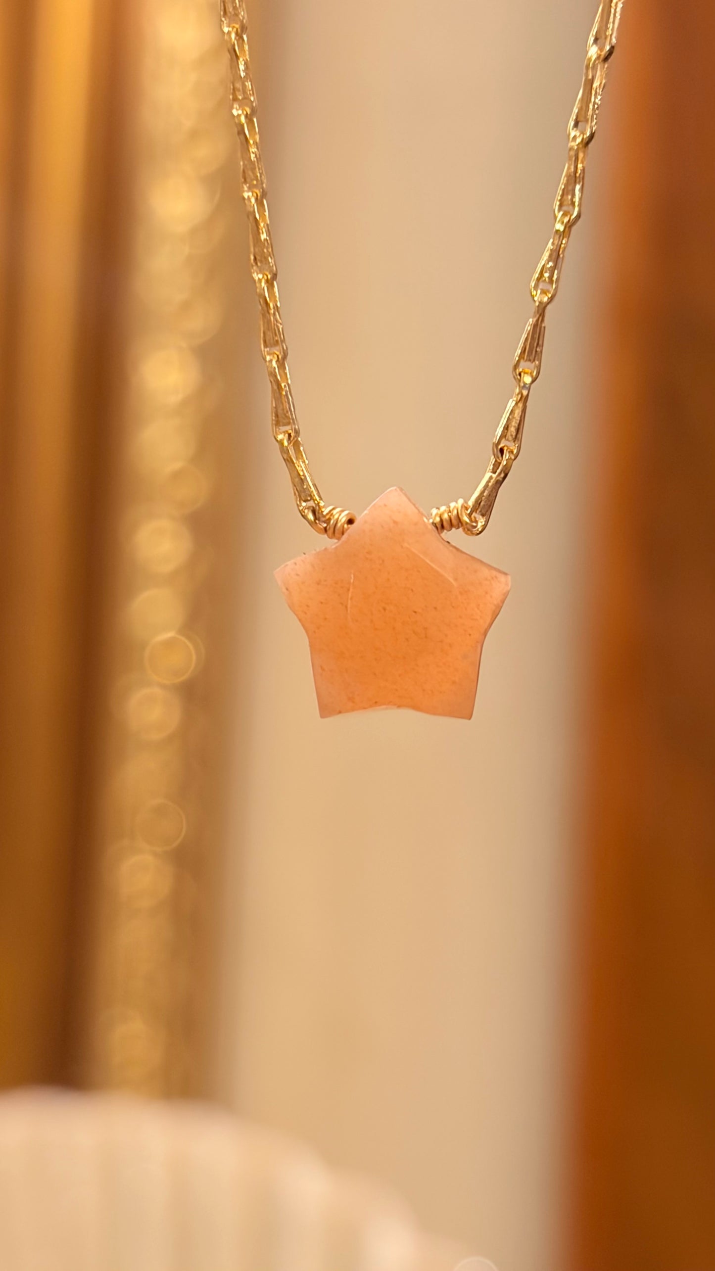 Collar Shine Piedra Sol Estrella