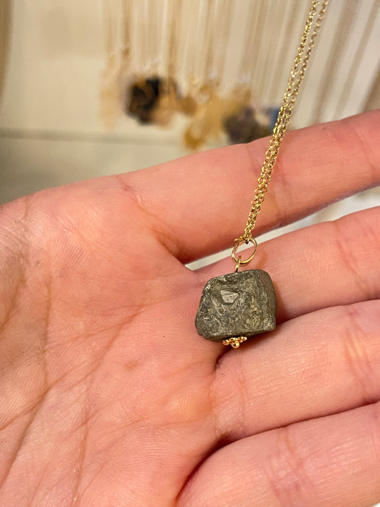 Collar Cubo de Pirita✨
