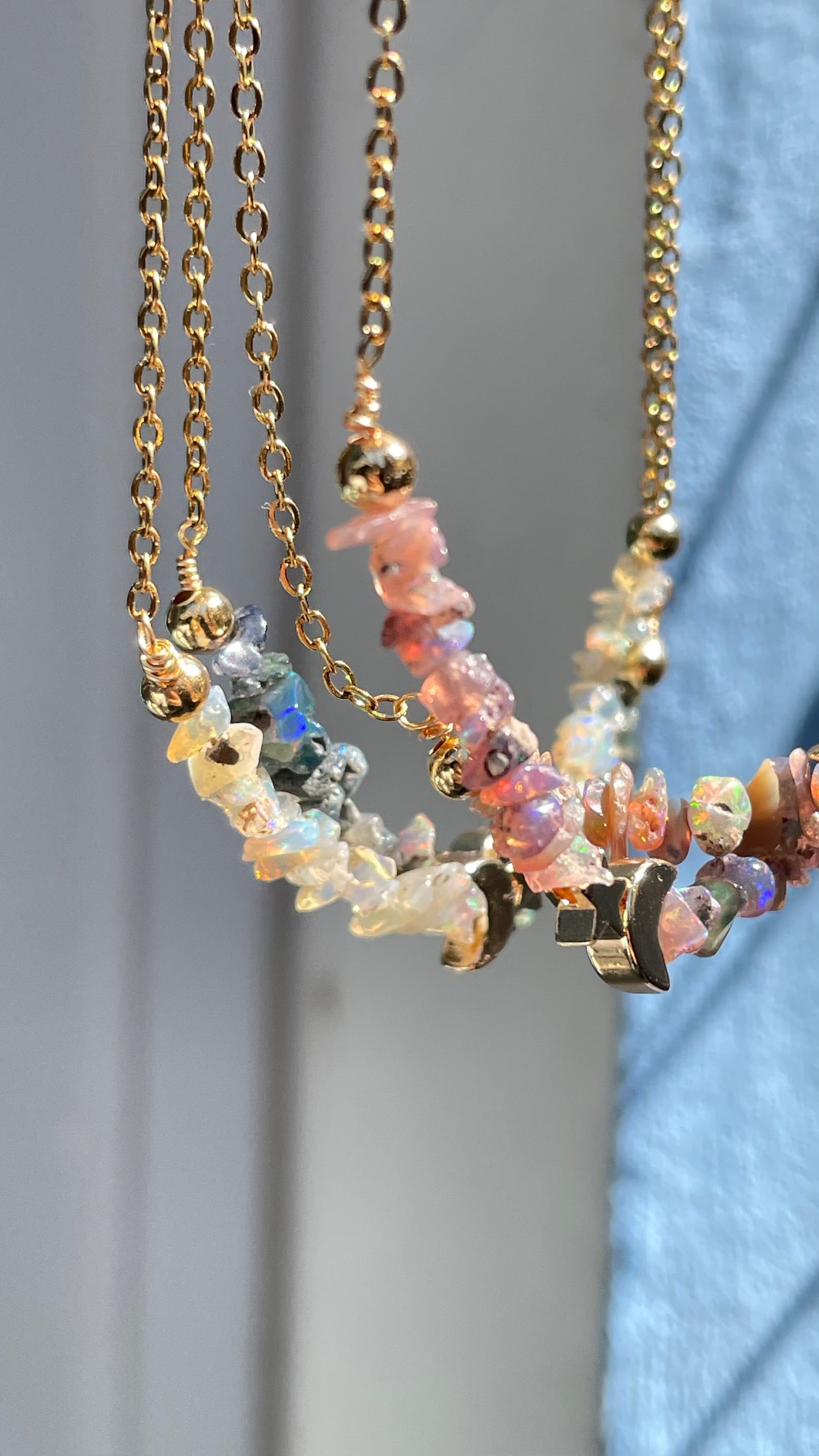 Collar Opalo Etiope Sky