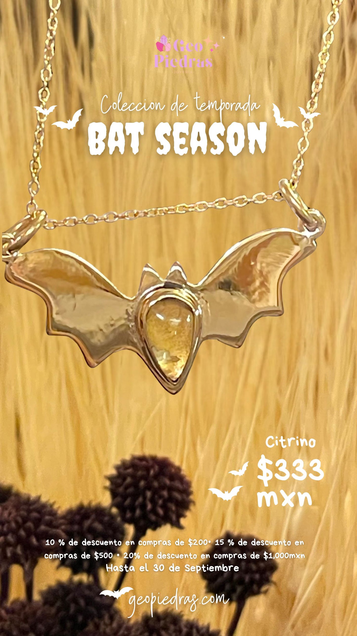 ✨🦇💛BAT SEASON PIEDRA DE LUNA 💛🦇✨ Edición 2025
