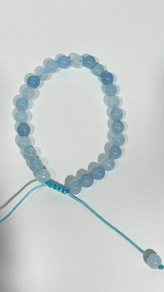 Pulsera de Ágata Cielo 6mm