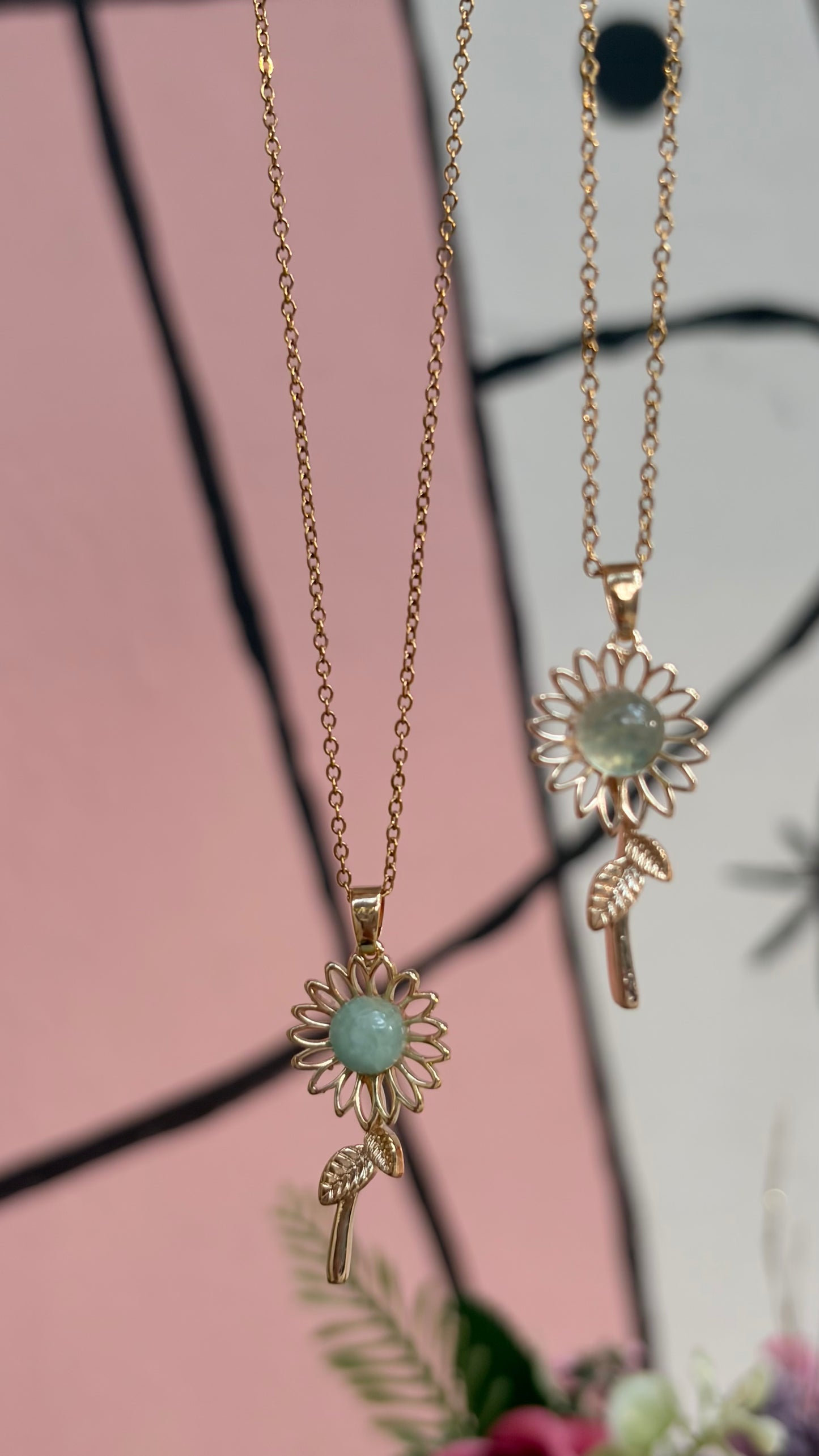 Collar Girasol de Cuarzo