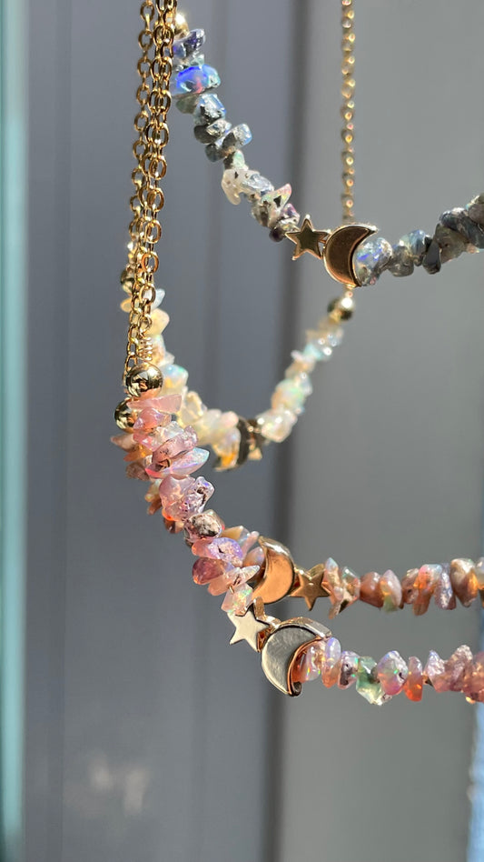 Collar Opalo Etiope Sky