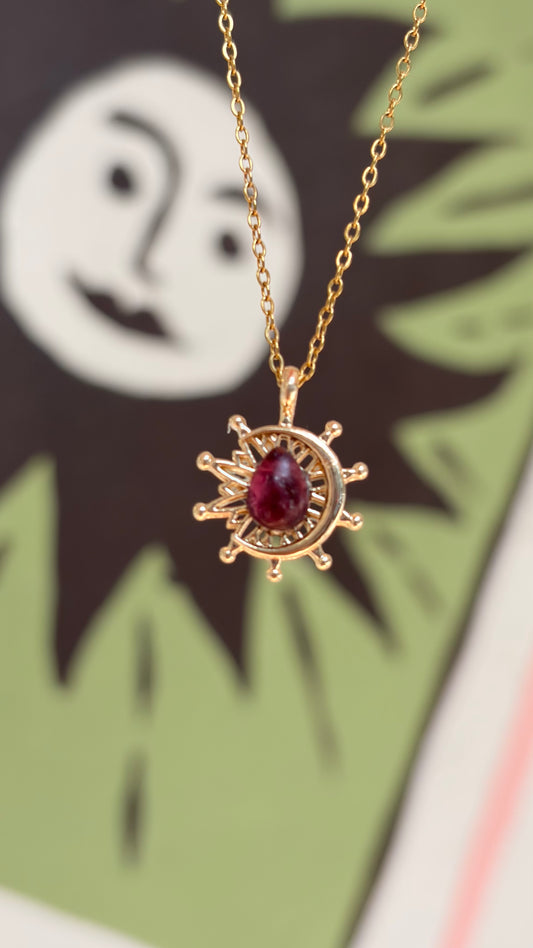 Collar Eclipse de Granate ✨