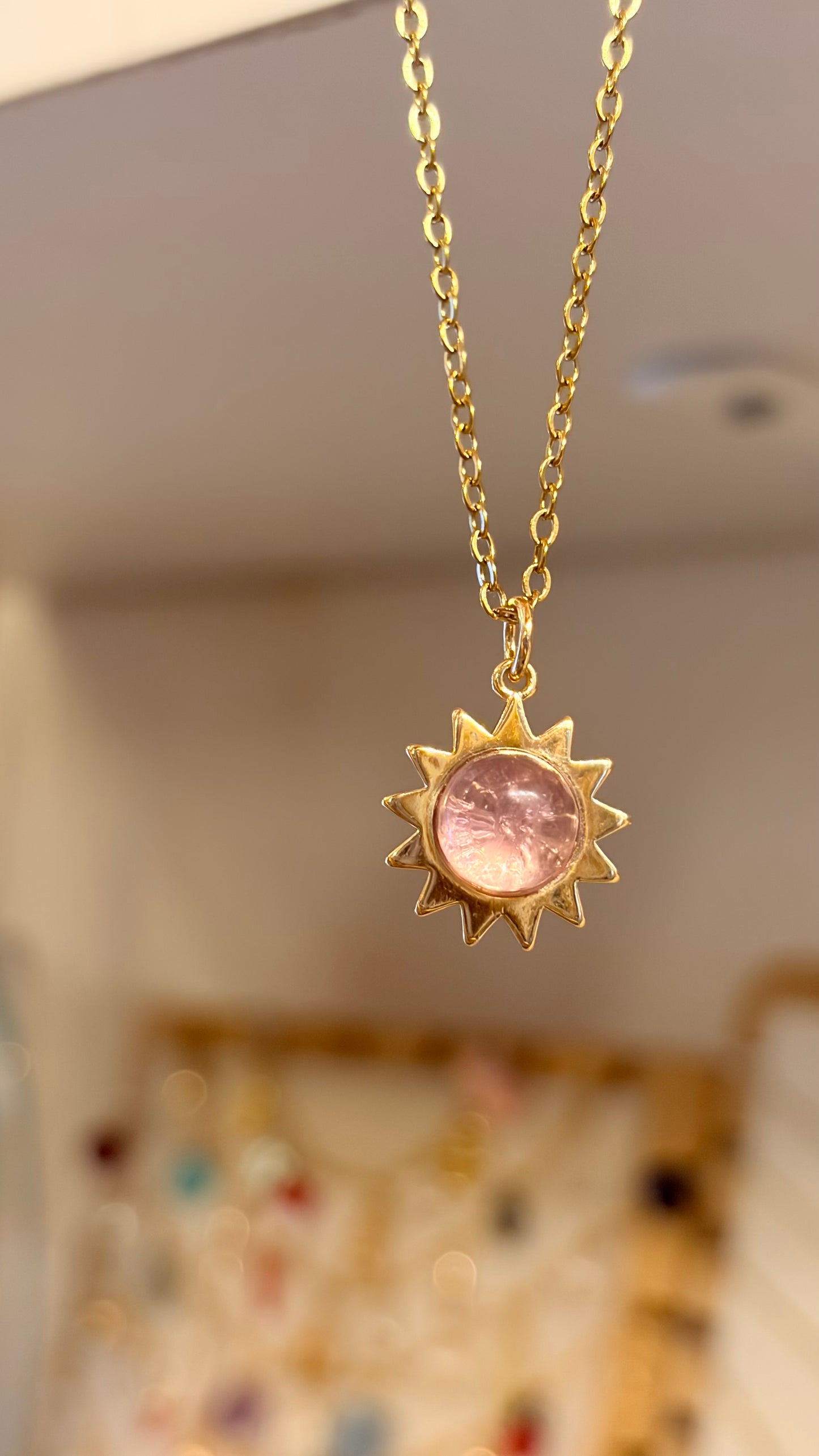 Collar Sol de Cuarzo