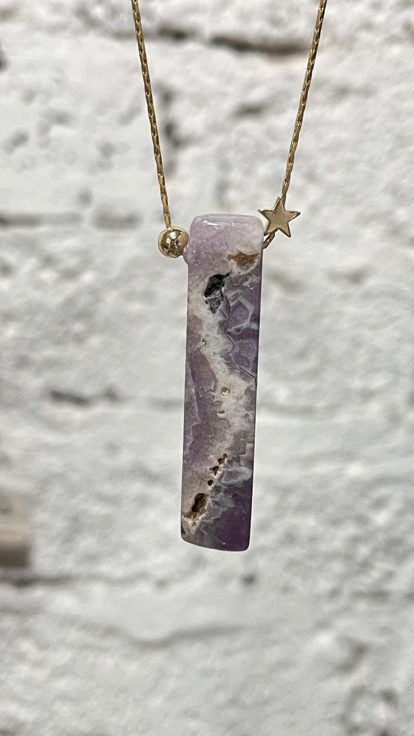 Collar Brillitos de Universo - Mineral y Estrella✨