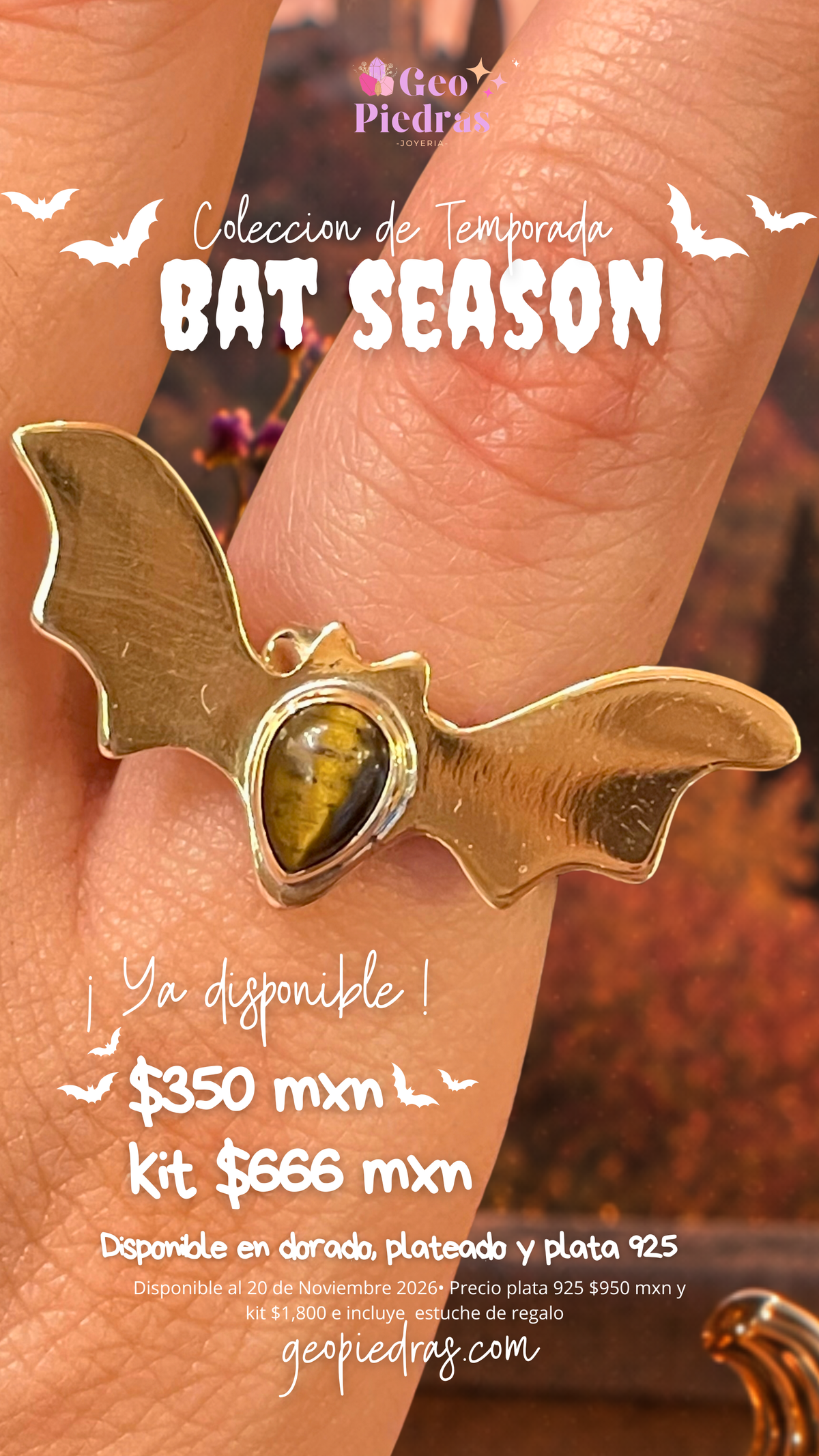 Bat Season Ojo de Tigre🦇✨ 2026