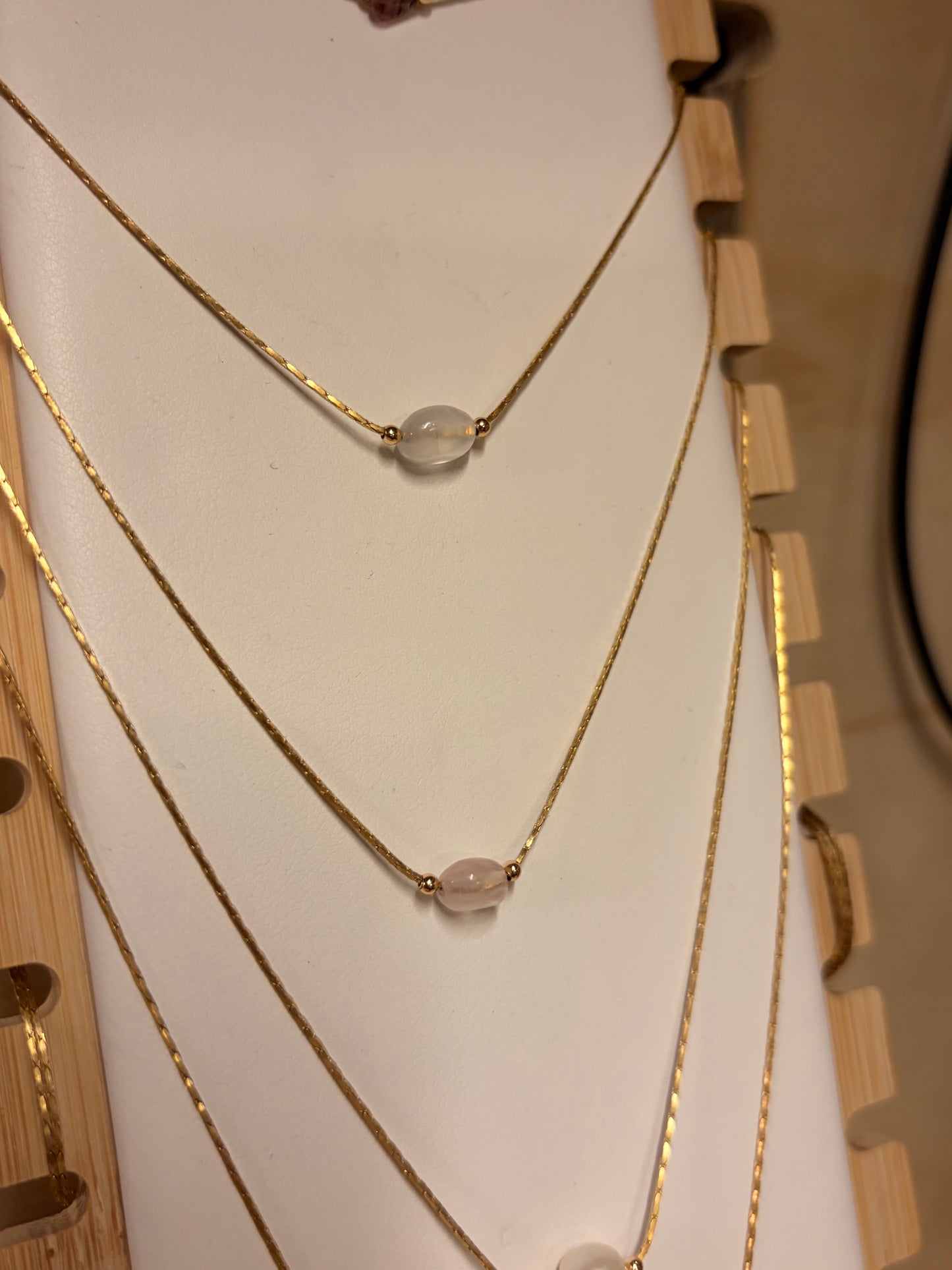 Stock de $100 pesitos• Collar Nugget de Cuarzo