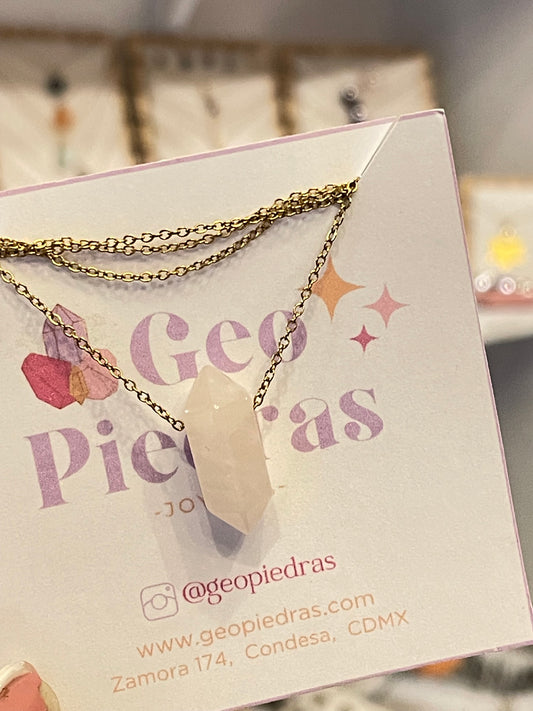 Collar de Cuarzo Doble Punta Mini