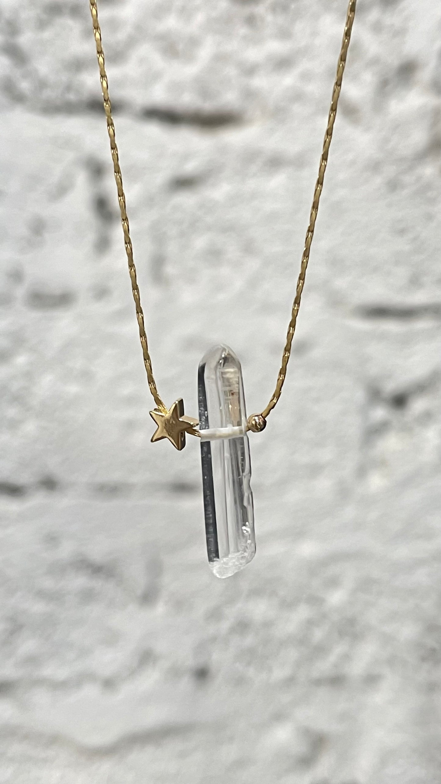 Collar Brillitos de Universo - Mineral y Estrella✨