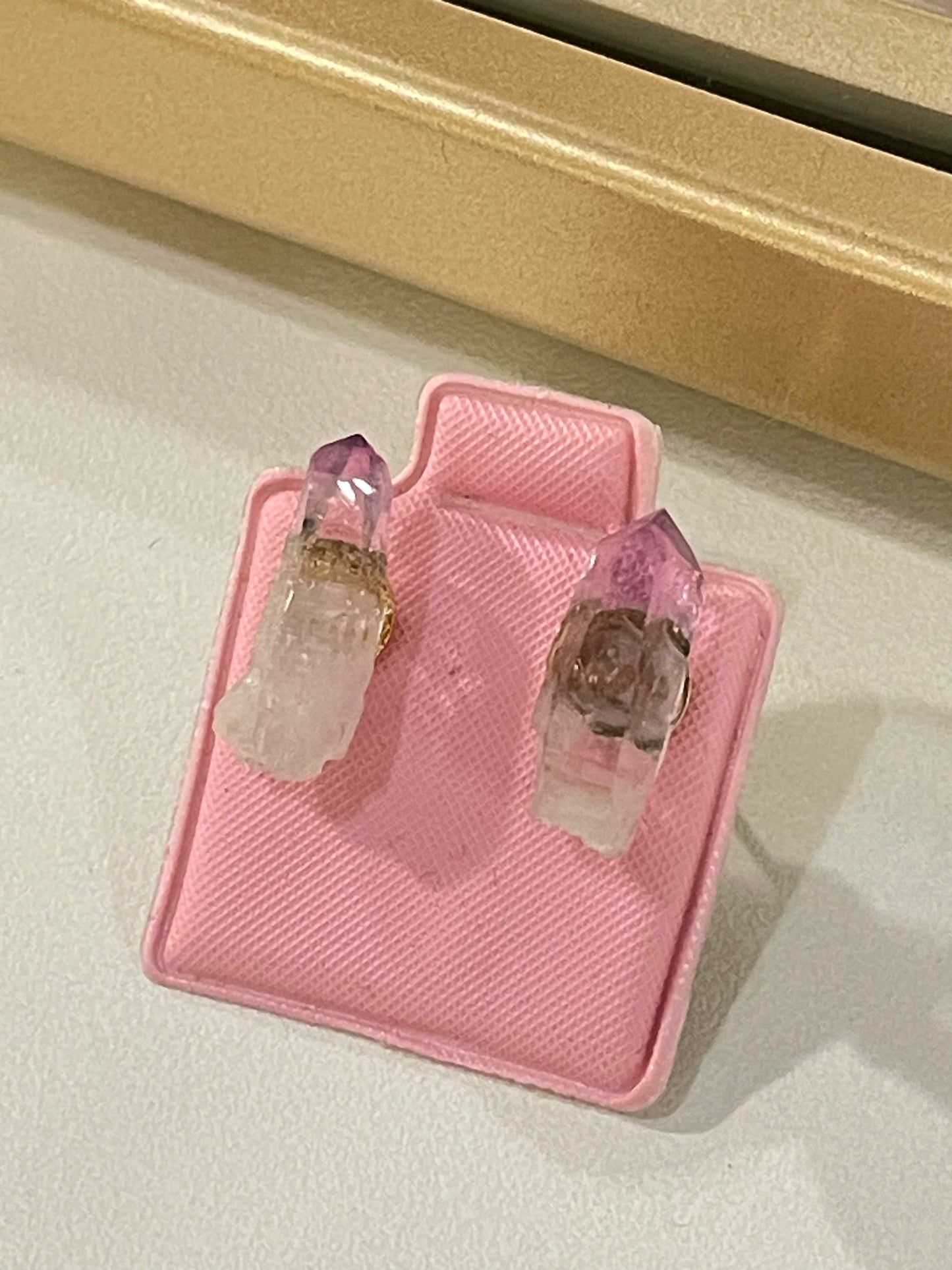 Aretes de Punta de Amatista de Veracruz