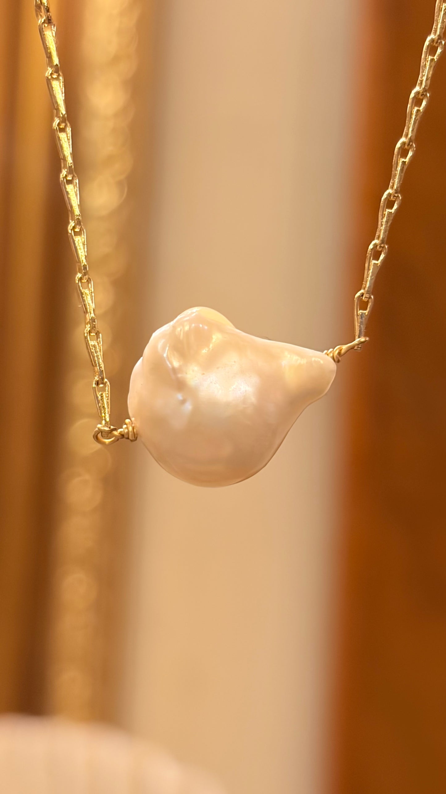 Collar Shine Perla Barroca