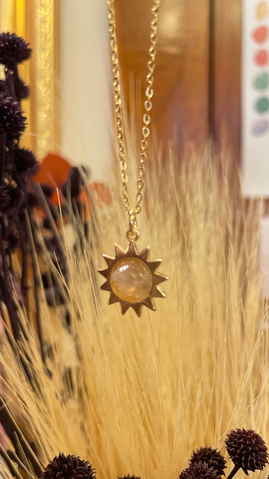 Collar Sol de Citrino