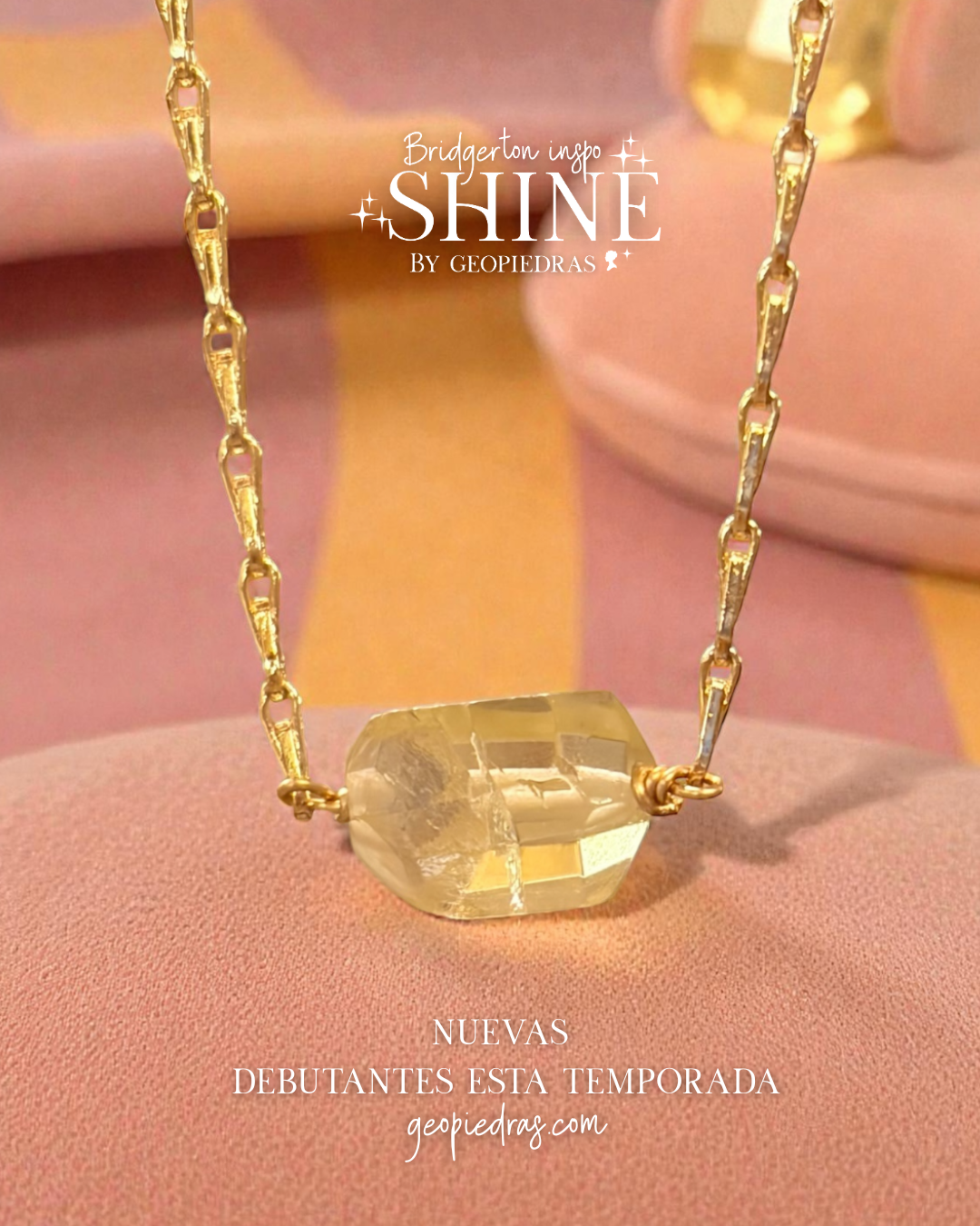 Nueva Debutante ✨ Miss Clementine Goldleaf ✨ Cuarzo Limón