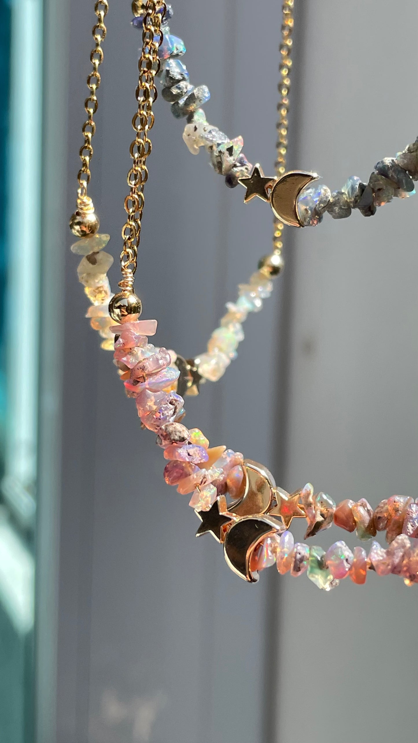 Collar Opalo Etiope Sky