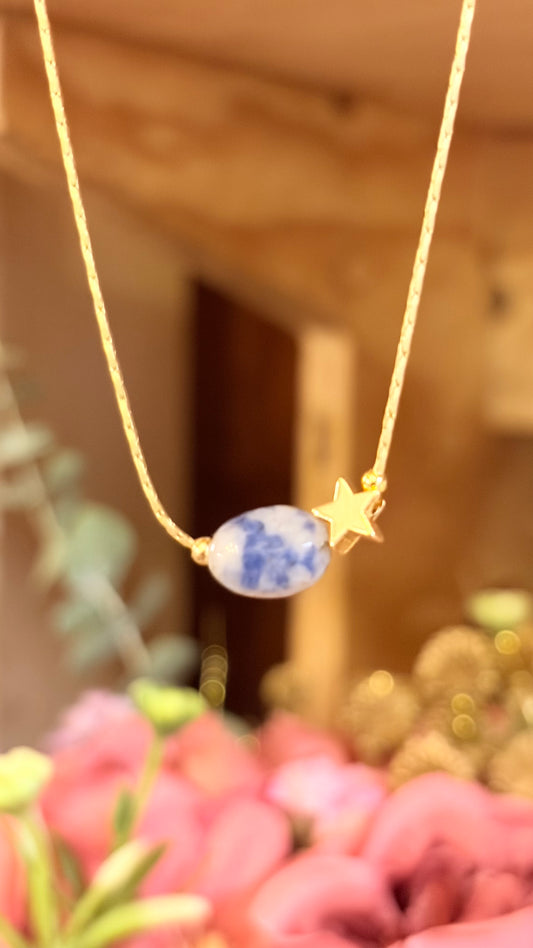 Collar Sodalita Nugget  ⭐️ Brillos de Universo