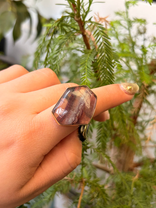 Anillo Fluorita Maxi