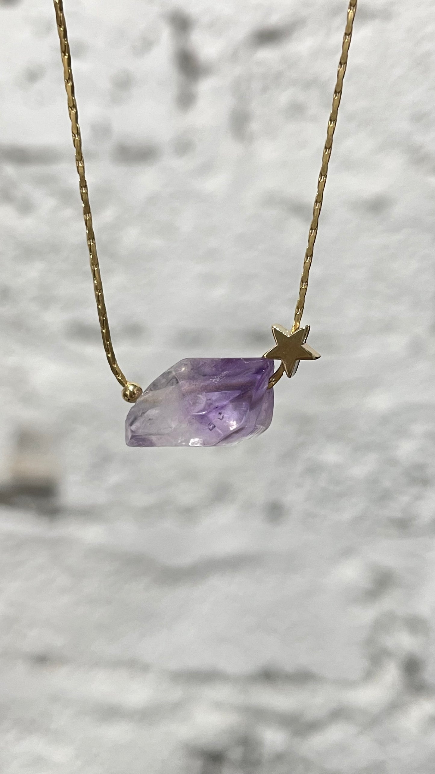 Collar Brillitos de Universo - Mineral y Estrella✨