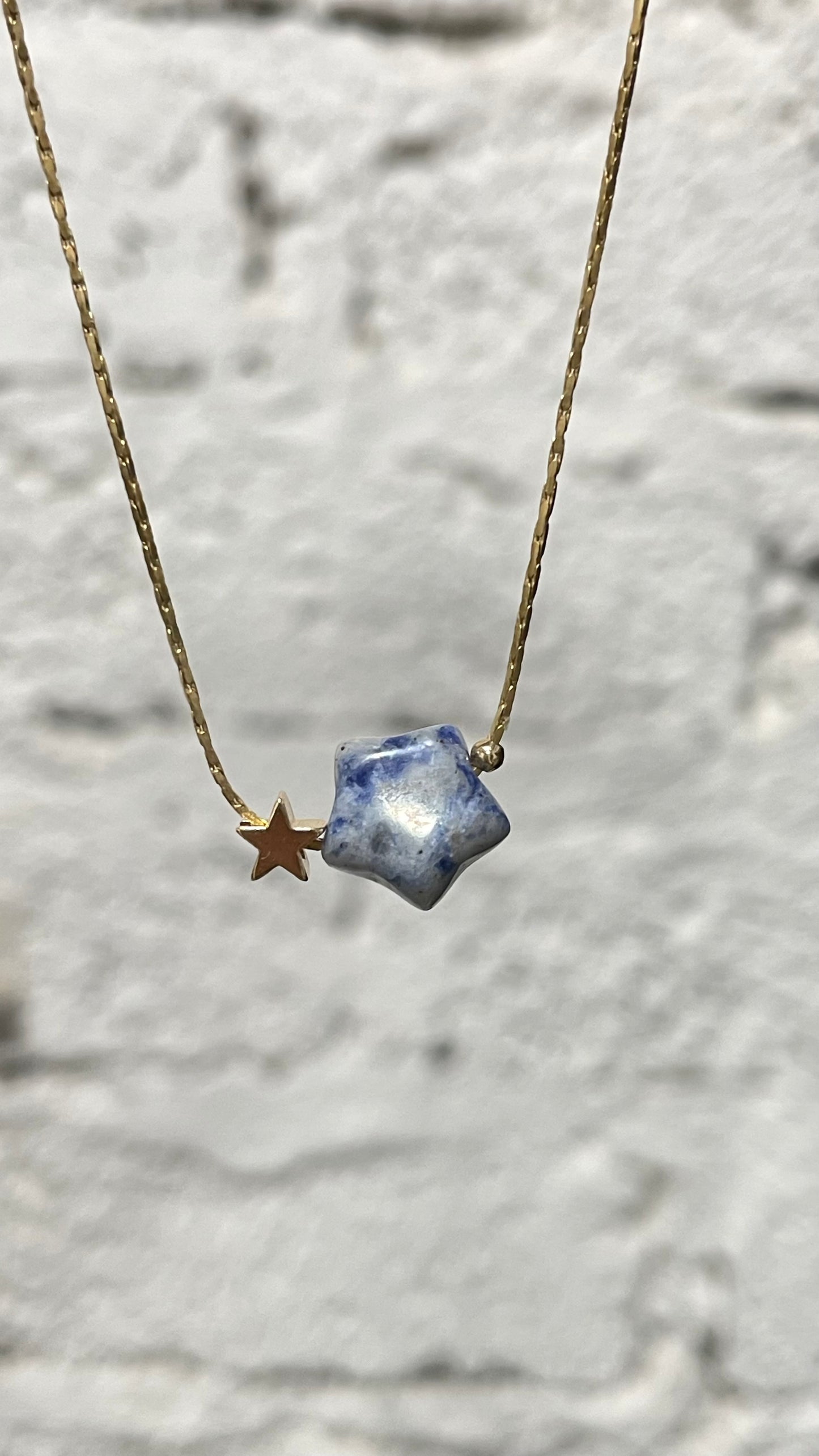 Collar Brillitos de Universo - Mineral y Estrella✨