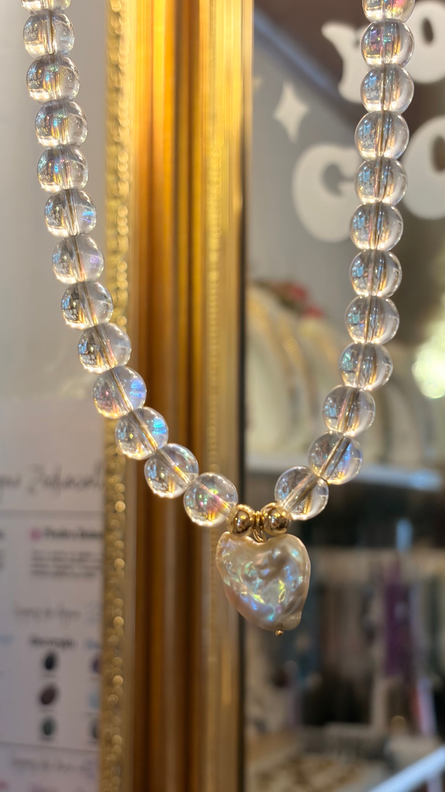 Gargantilla Aura Corazón Perla ⭐️