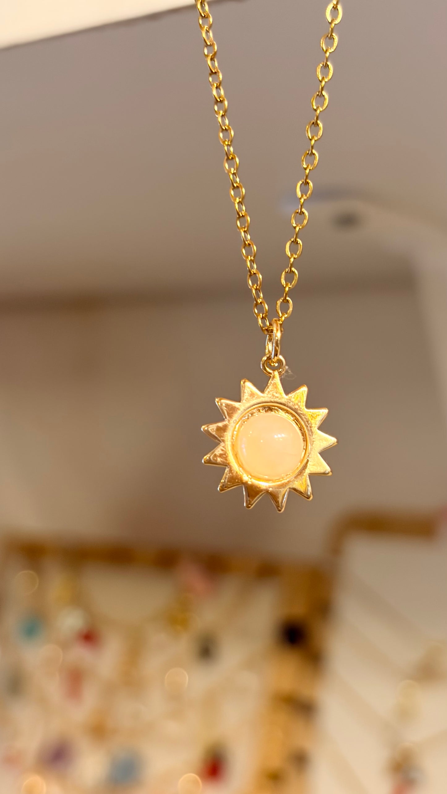 Collar Sol de Cuarzo