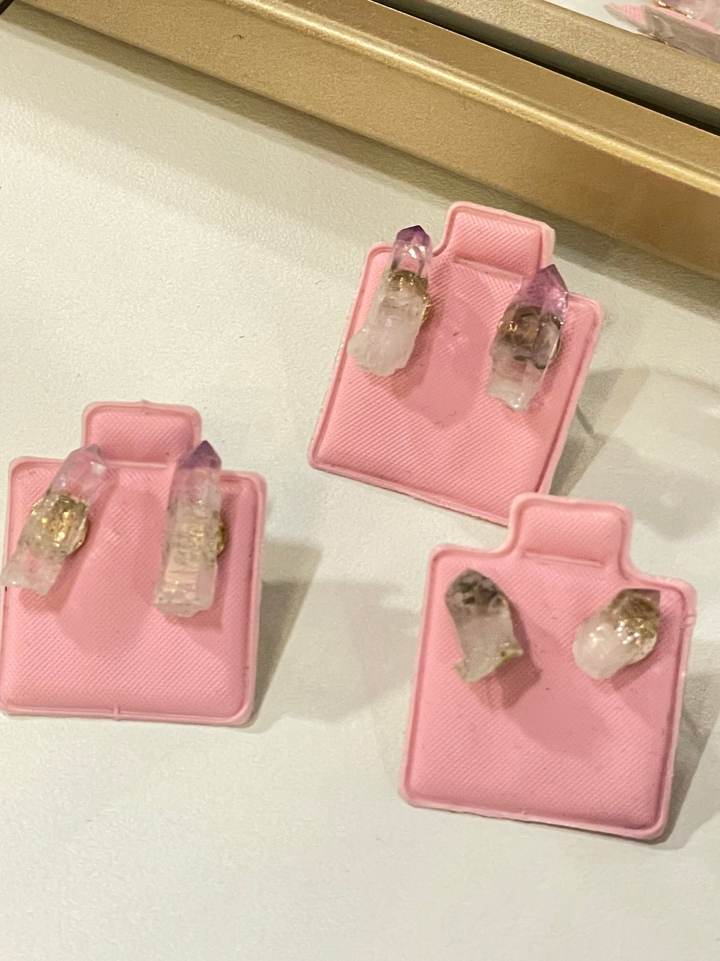 Aretes de Punta de Amatista de Veracruz