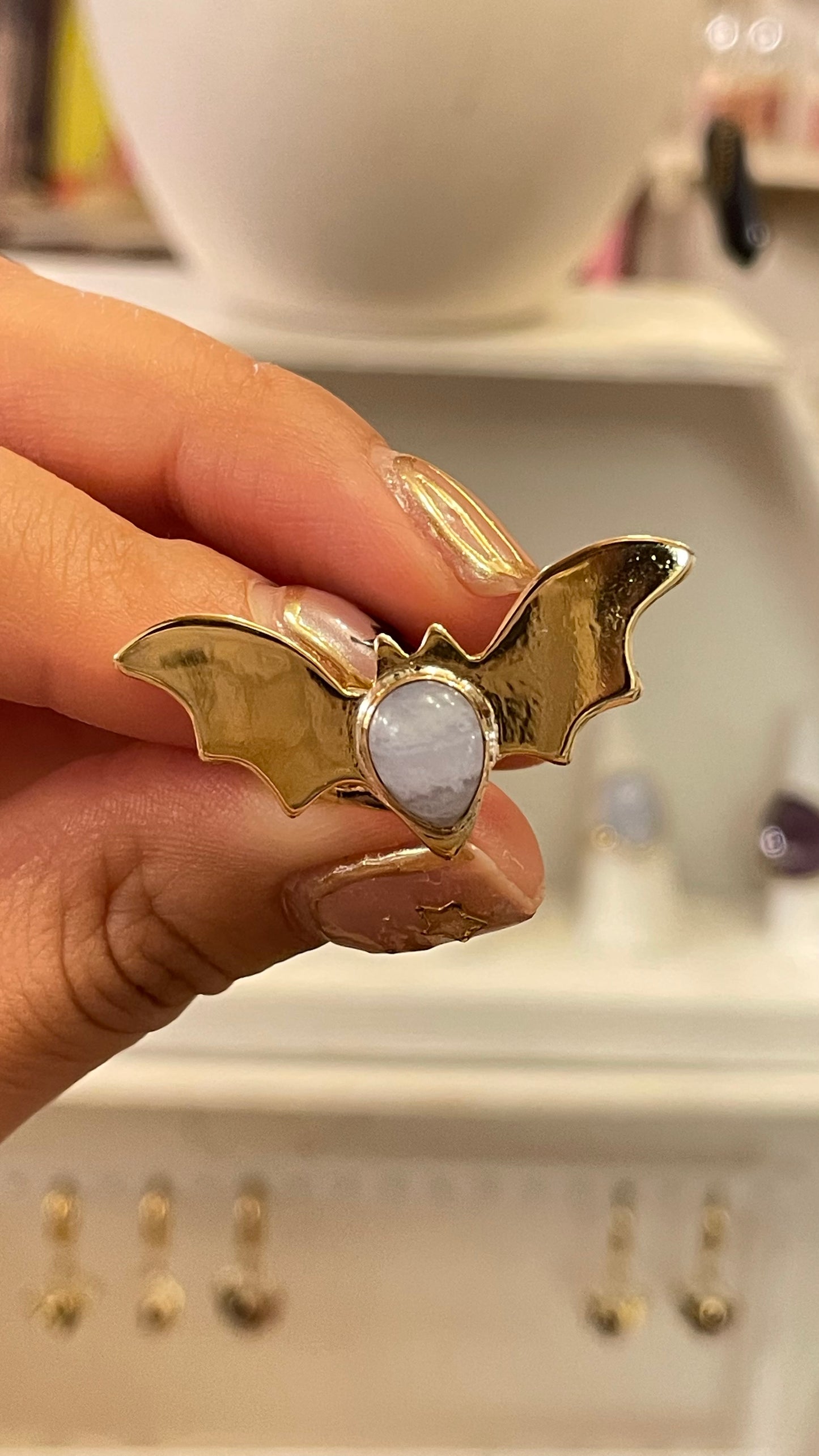 ✨🦇BAT SEASON ÁGATA BLUE LACE🦇✨ Edición 2025